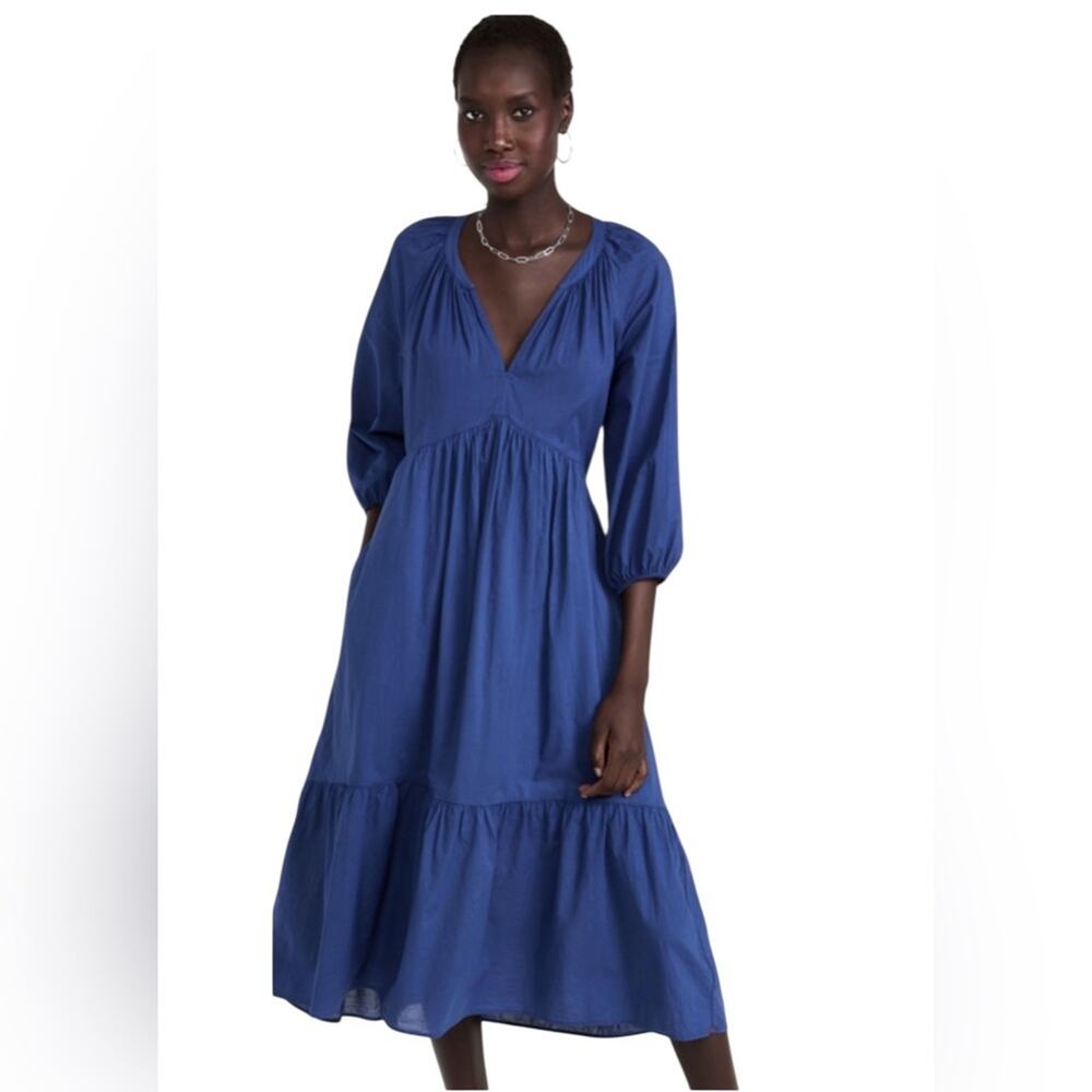 XIRENA Vie Dress In Blue Capri Size:L - Picture 9 of 11